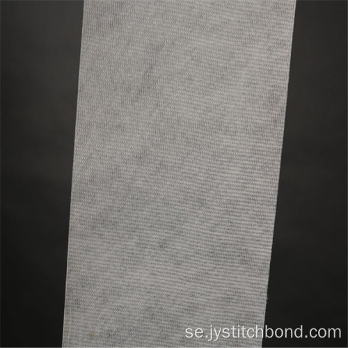 Vitstickad polyester Fbric